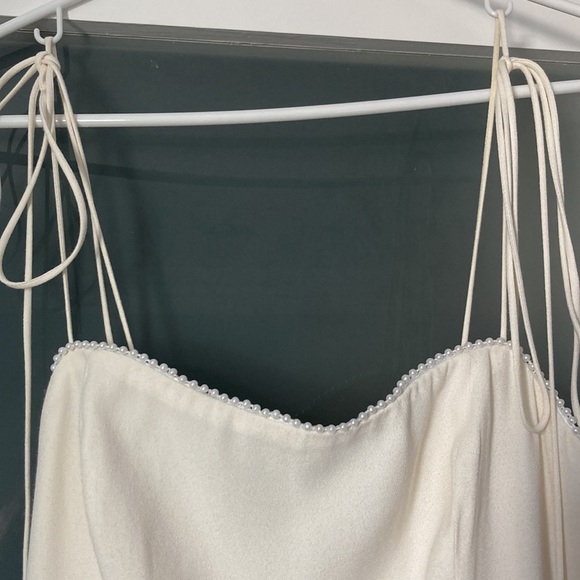 Reformation Savona dress in ivory - Picture 7 of 8